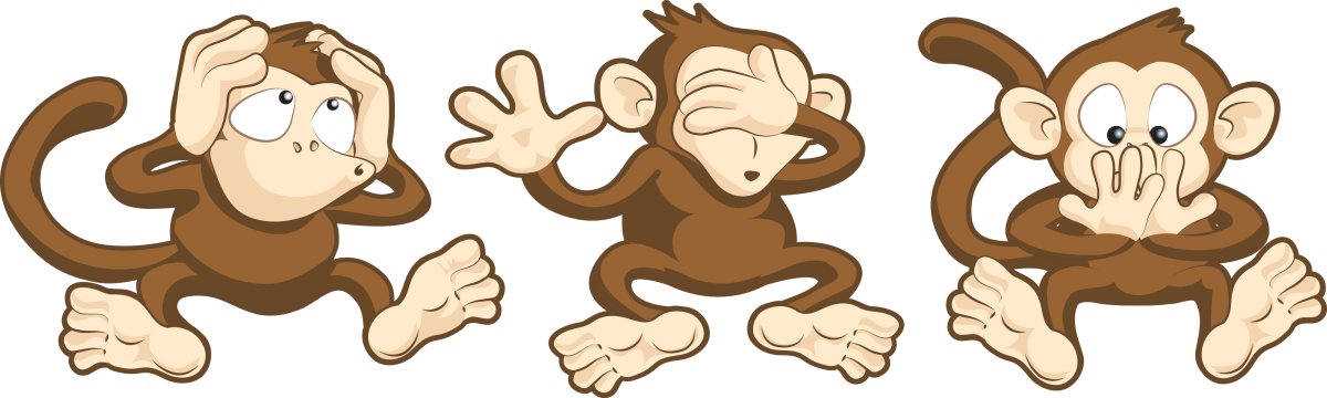 Обезьянка с закрытым ртом