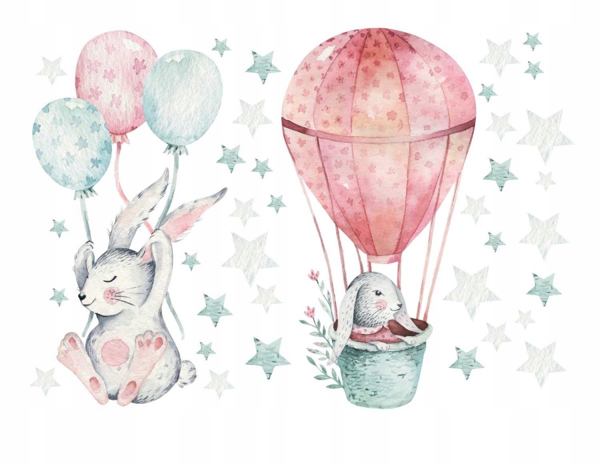 Зайчик с воздушными шариками