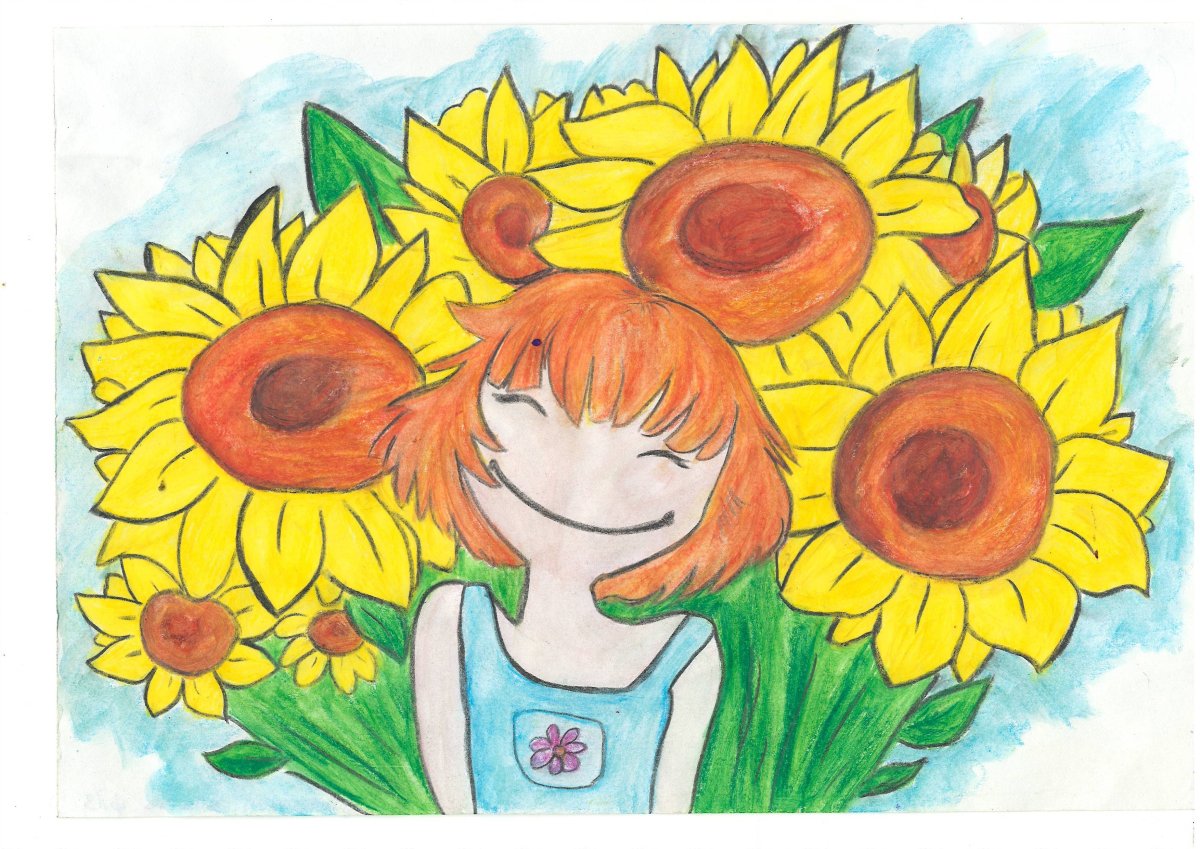 Открытки цветы Подсолнухи