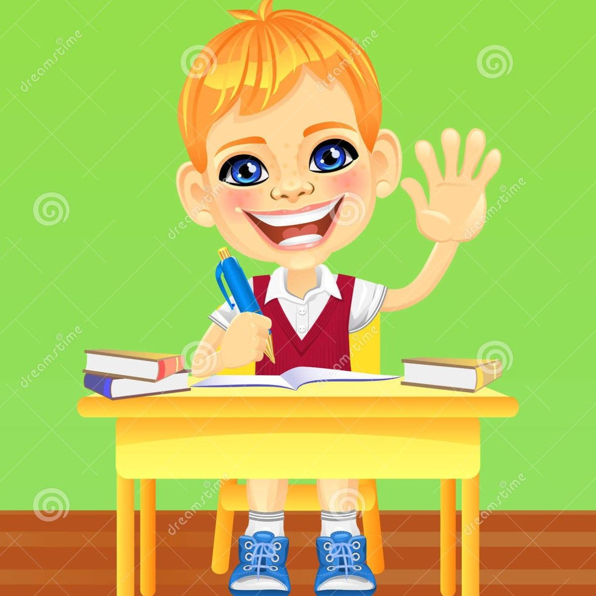 Мальчик за партой