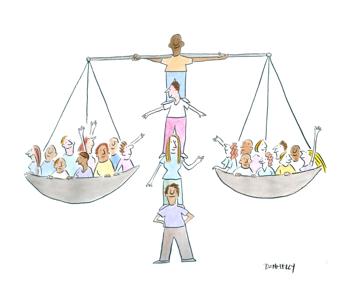 Человек в иллюстраторе