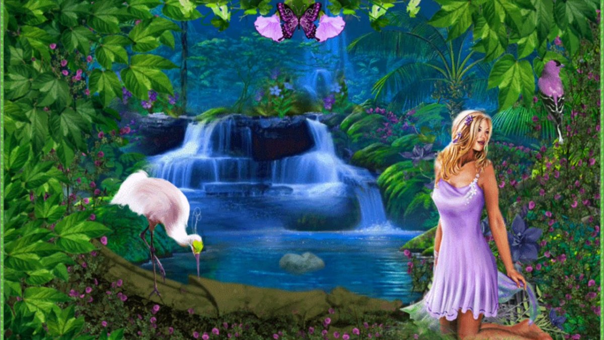 Красивая природа анимация