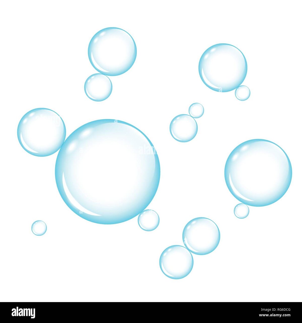 Фон мыльные пузыри на белом фоне