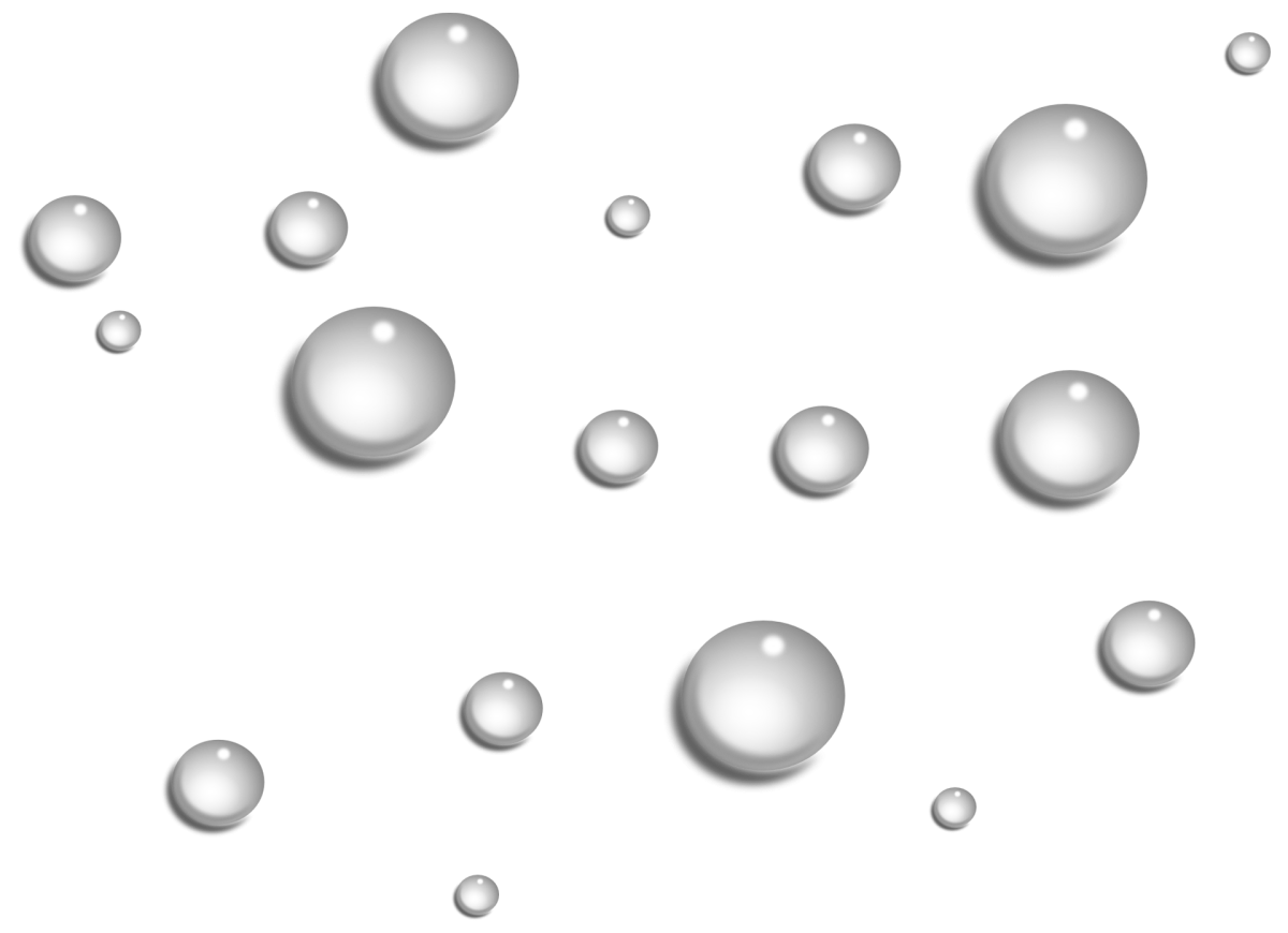Мыльные пузыри на прозрачном фоне