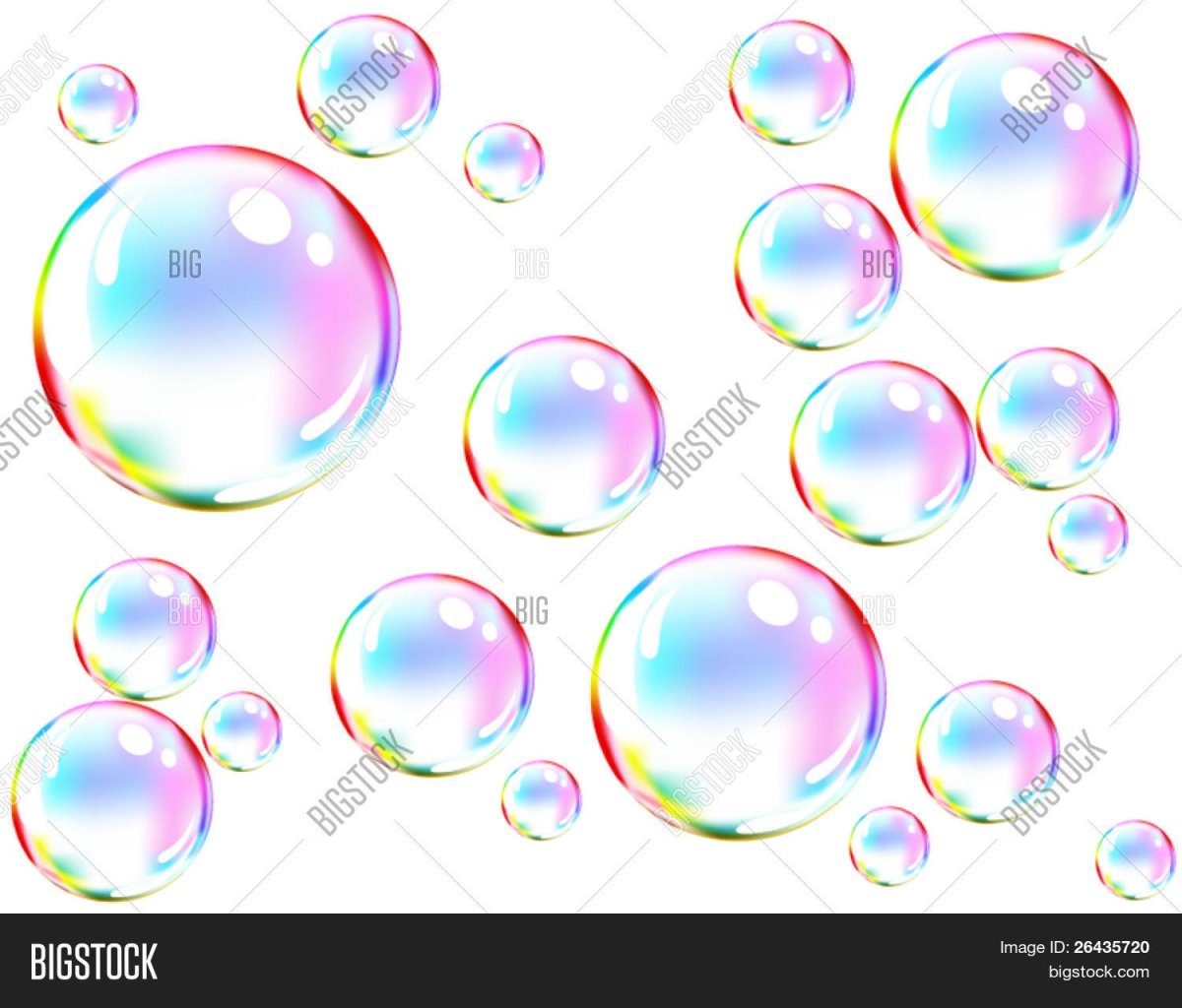 Пузырьки воздуха в воде вектор