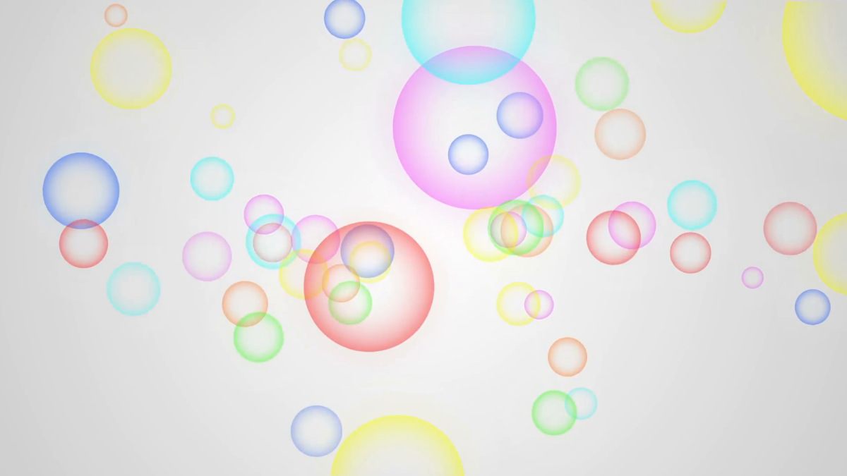 Пузырьки на белом фоне