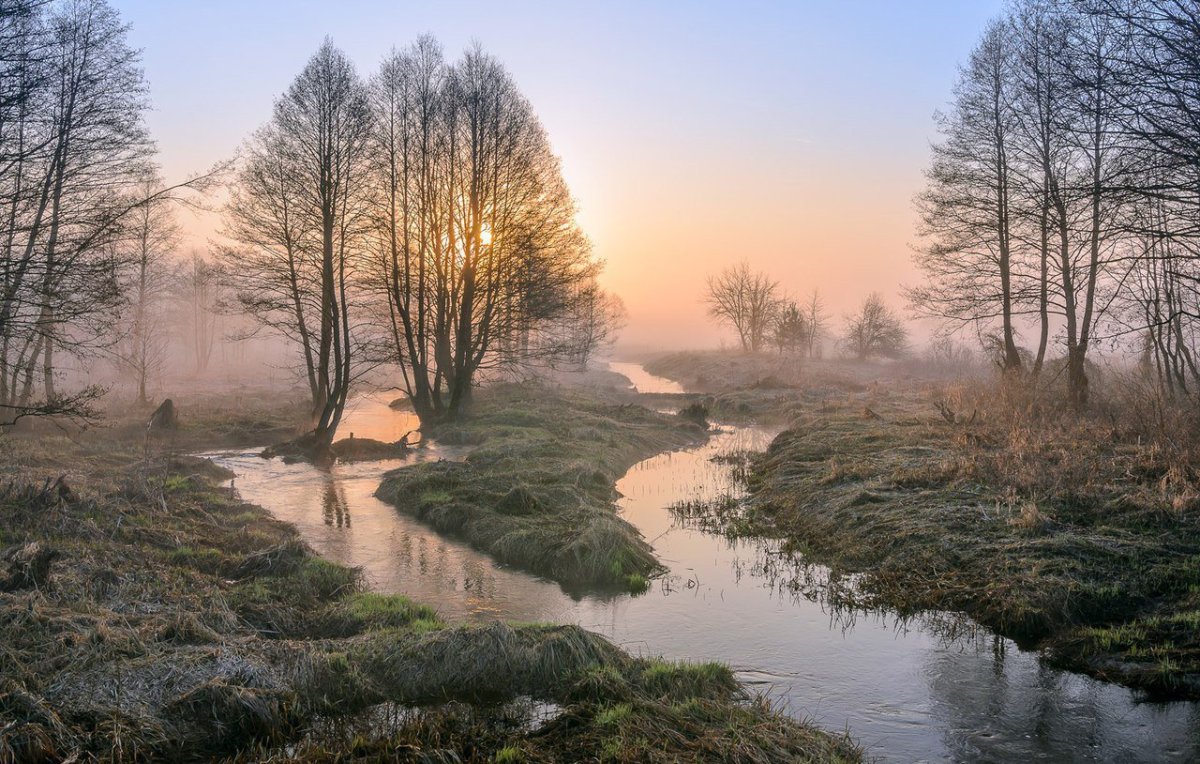 Весенние пейзажи России