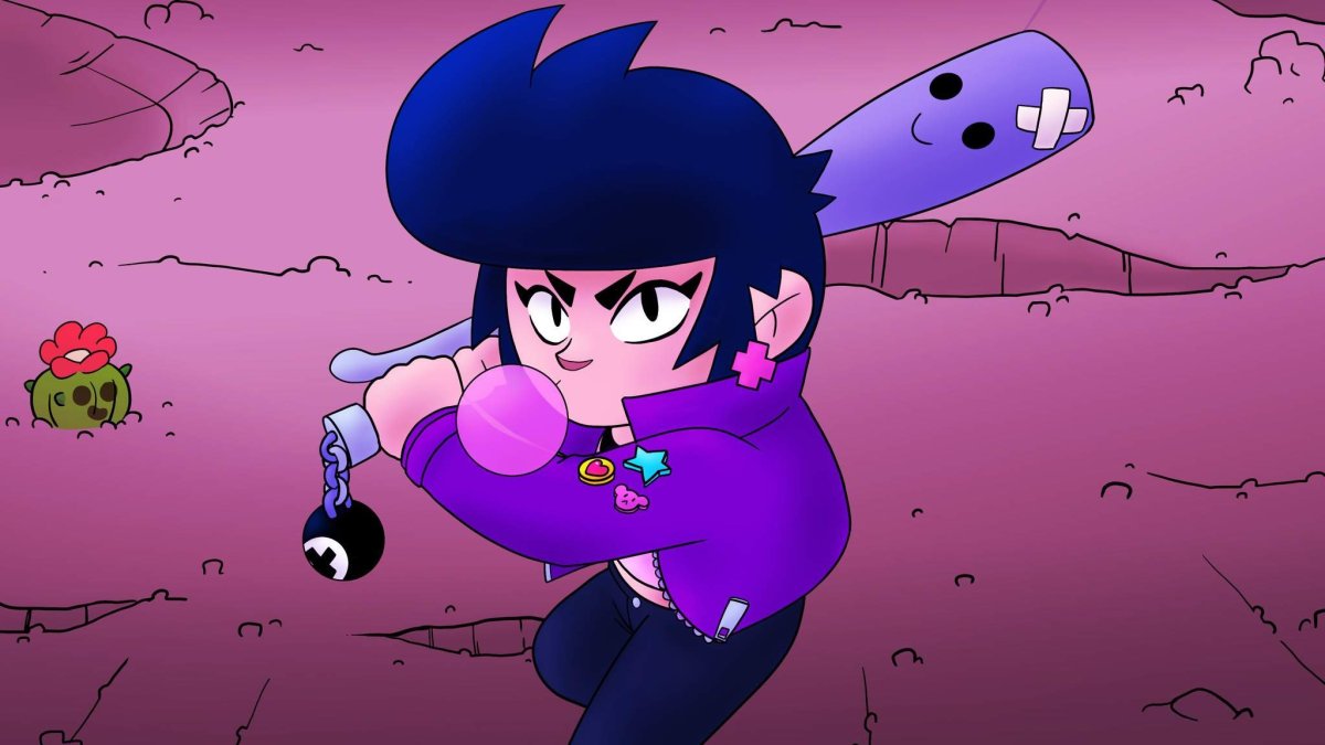 Арты героини Биби Brawl Stars