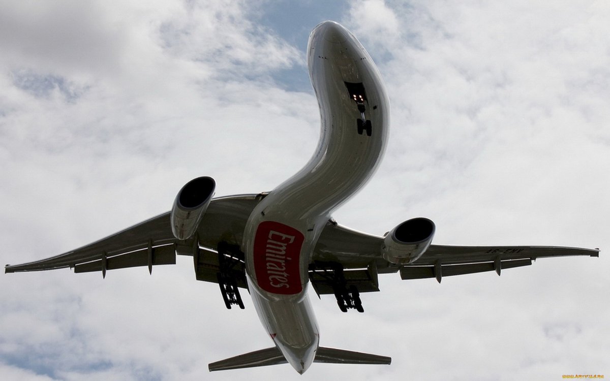 Самолет прикол