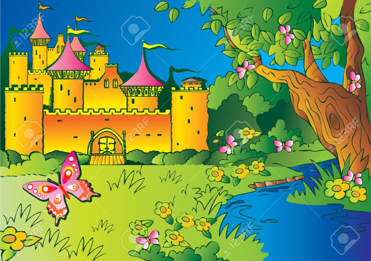 Сказочное царство желтое