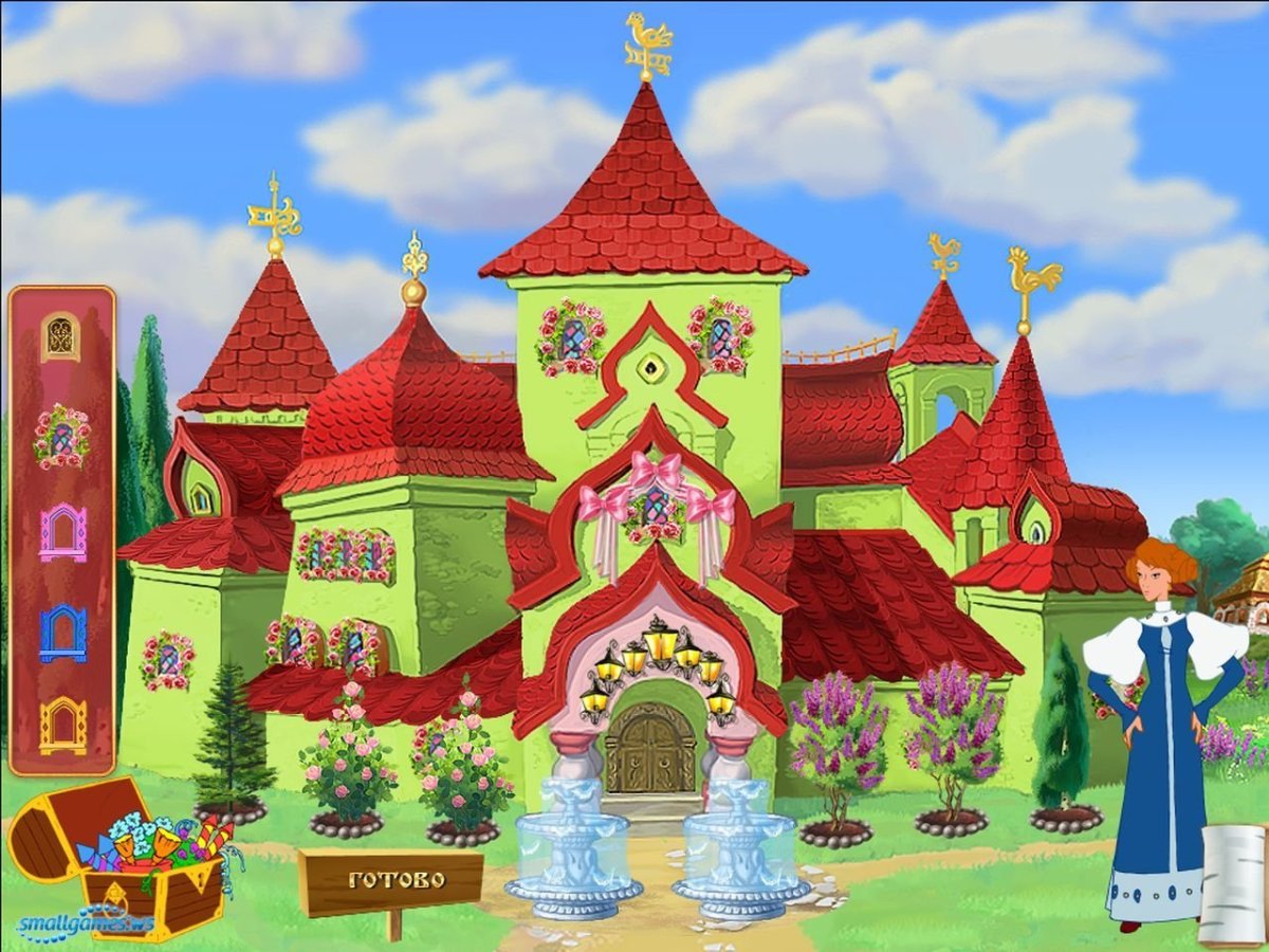 Замок мультяшный