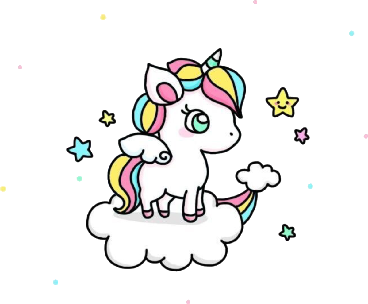 Картинки для срисовки Единорог