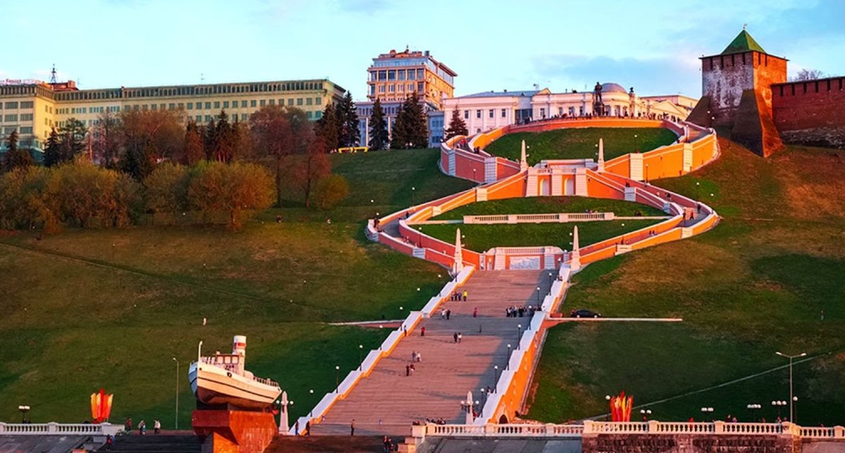 Чкаловская лестница Нижний Новгород