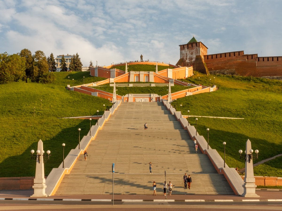 Н Новгород Чкаловская лестница