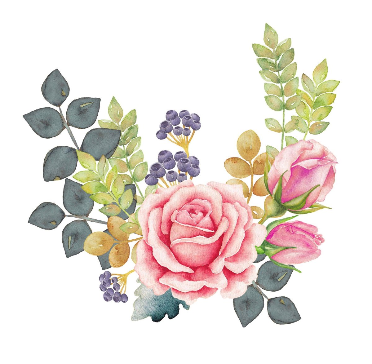 Наклейка - цветы