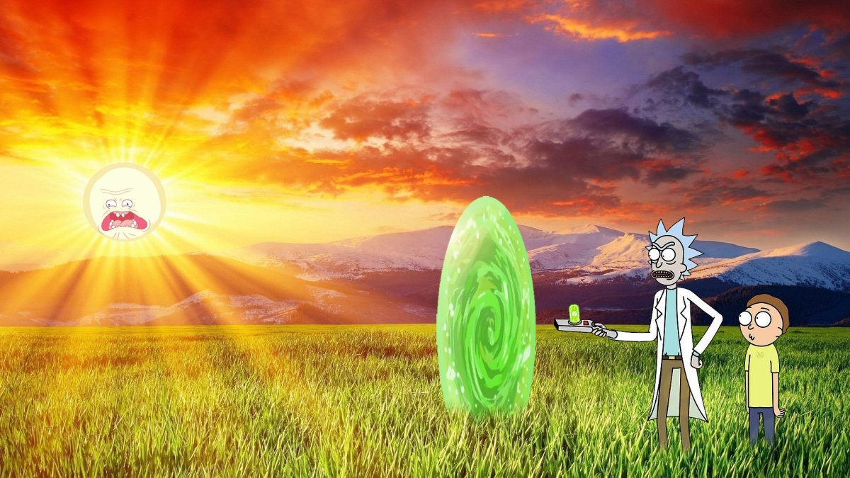 Фон Рика и Морти