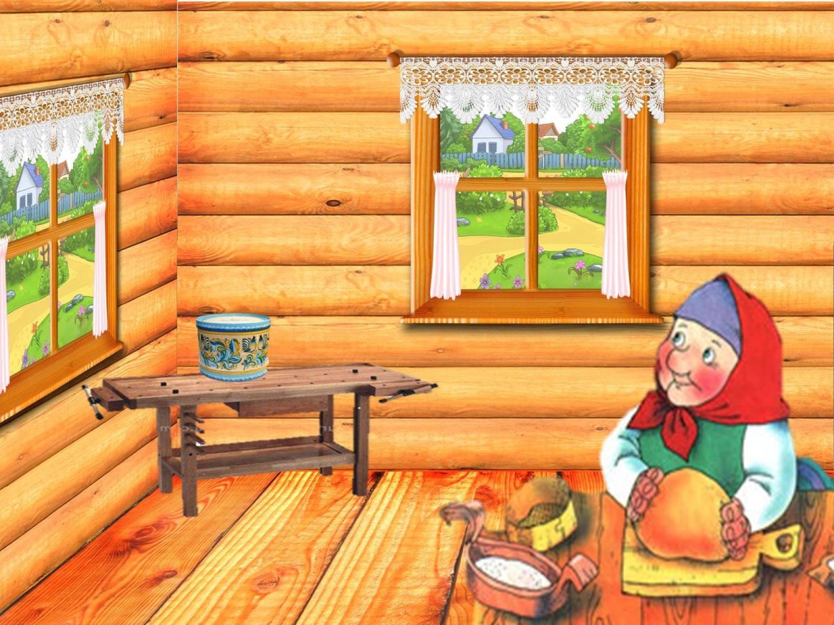 Хозяйка избы русская