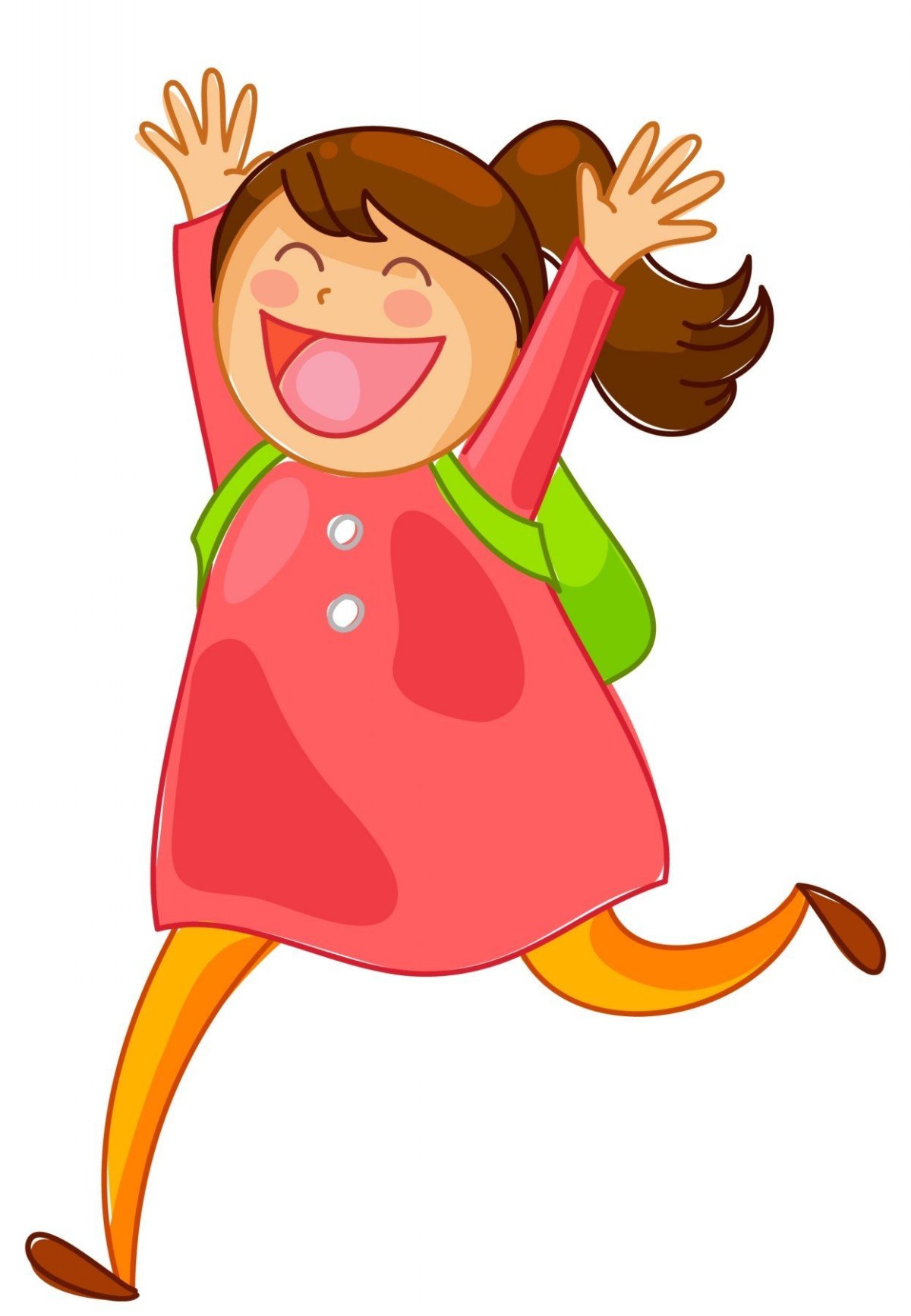 Испуганная девушка мультяшная