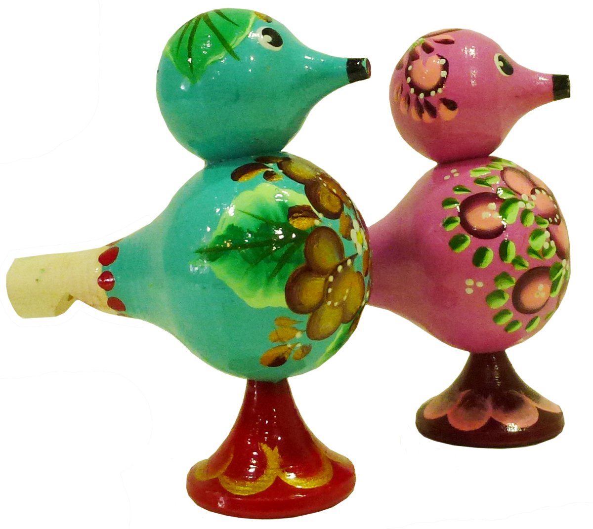 Деревянная птичка свистулька народный промысел