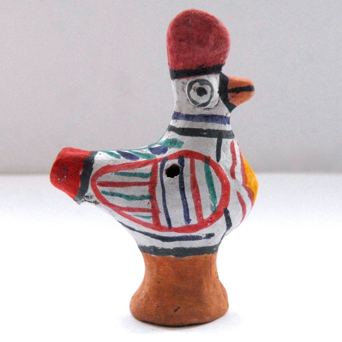 Глиняная свистулька птичка