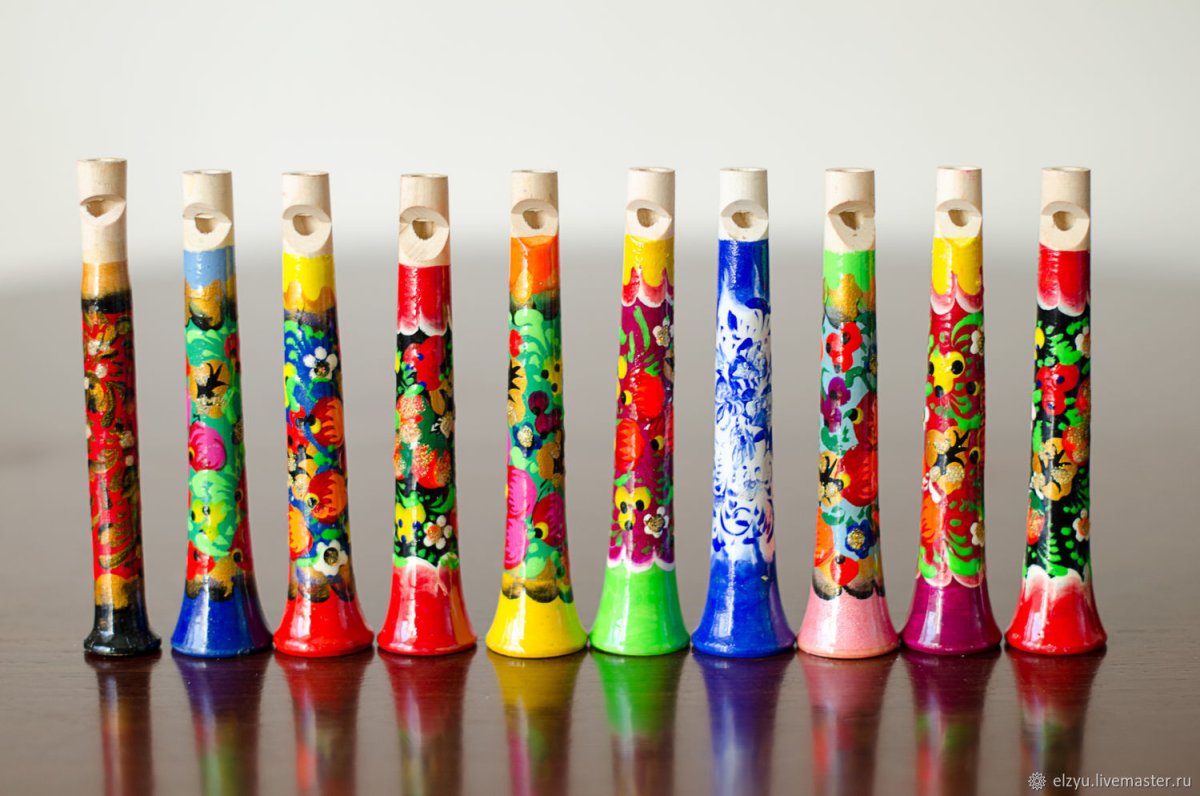 Игрушки свистульки из глины