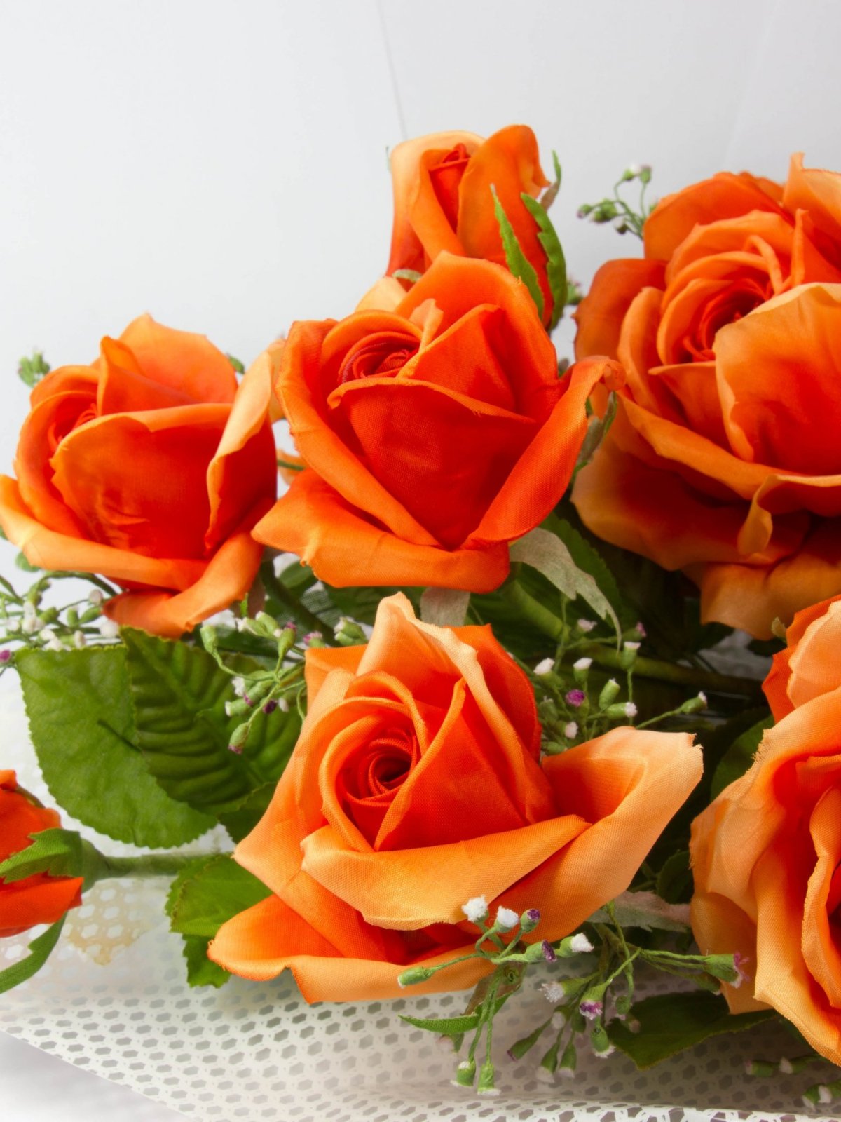 Роза оранжево розовая