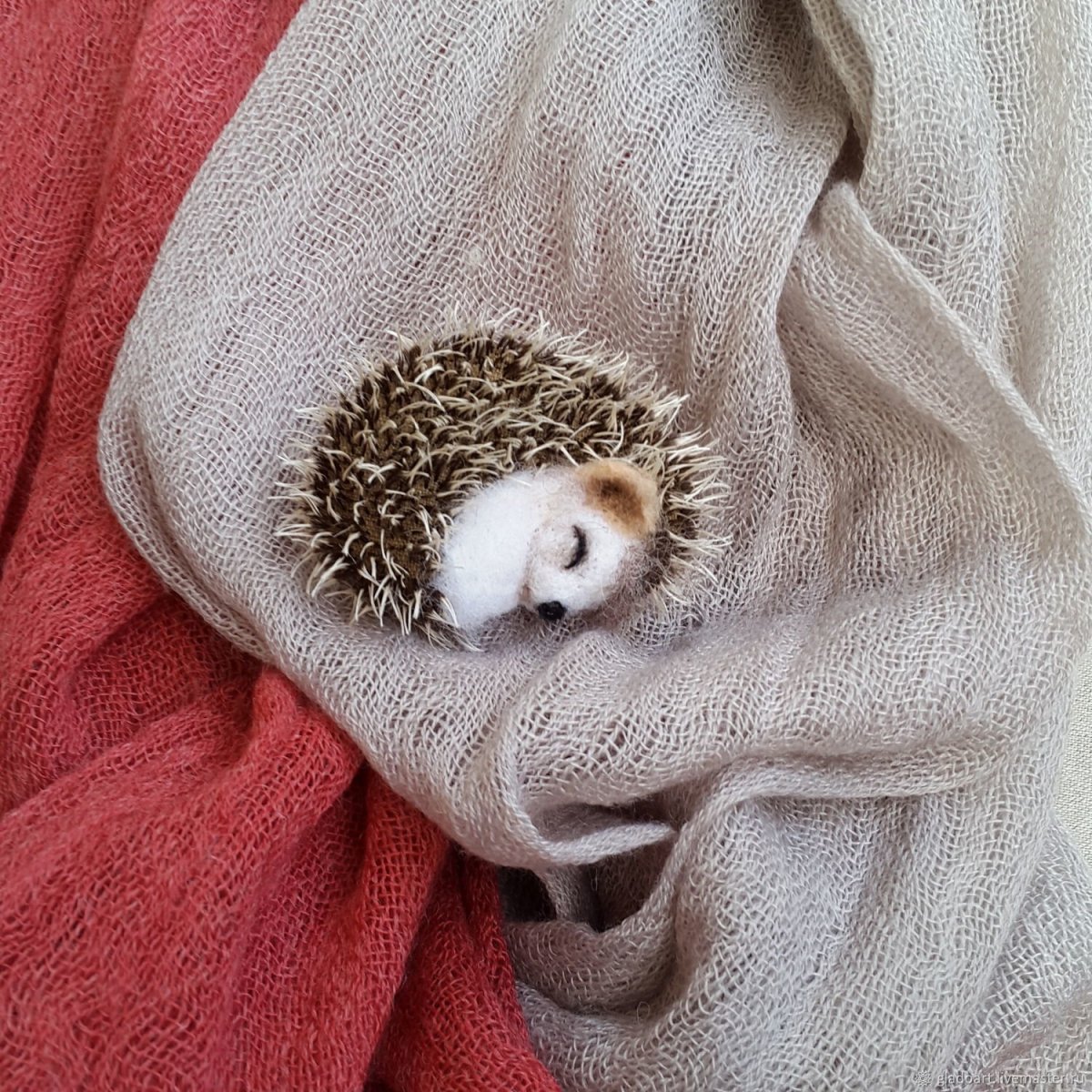 Ёжик под одеялом