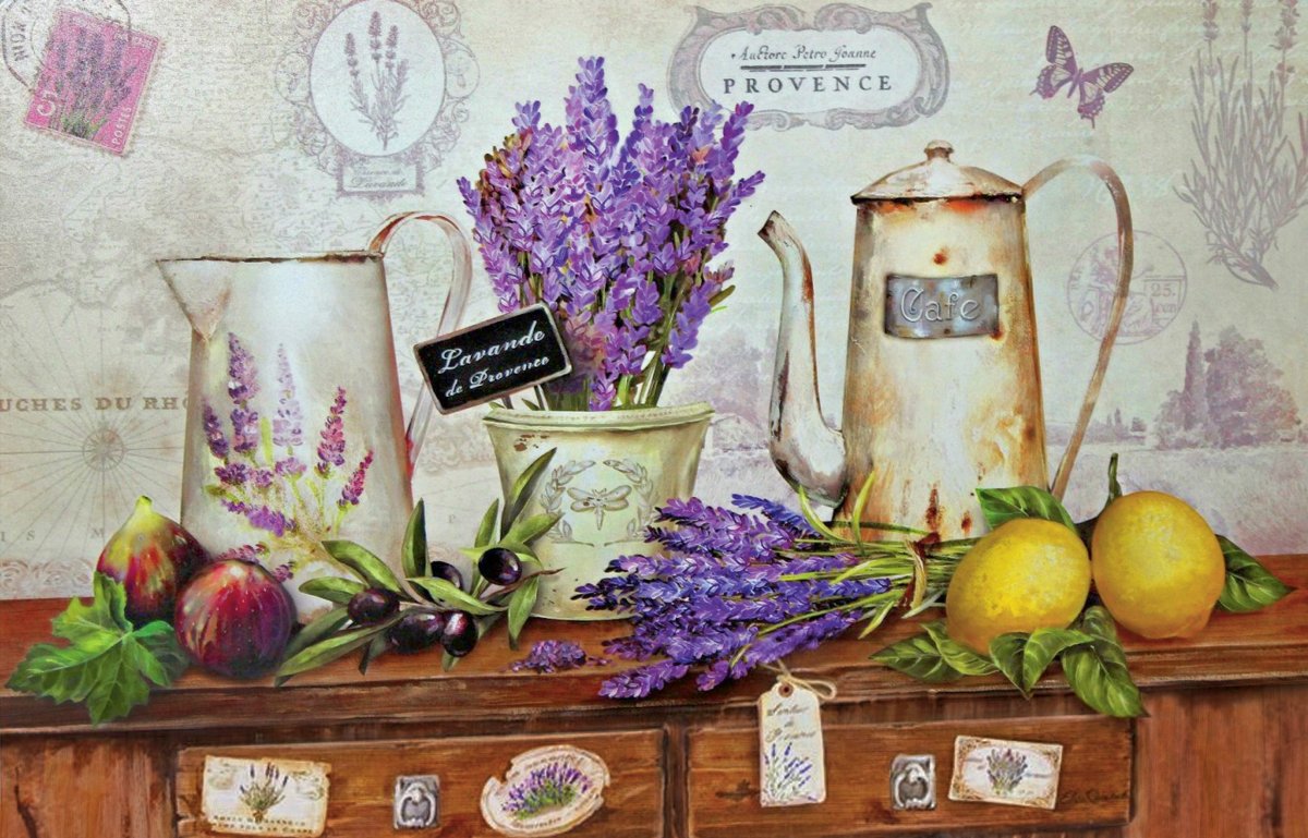 Картинки для декупажа Прованс Лаванда