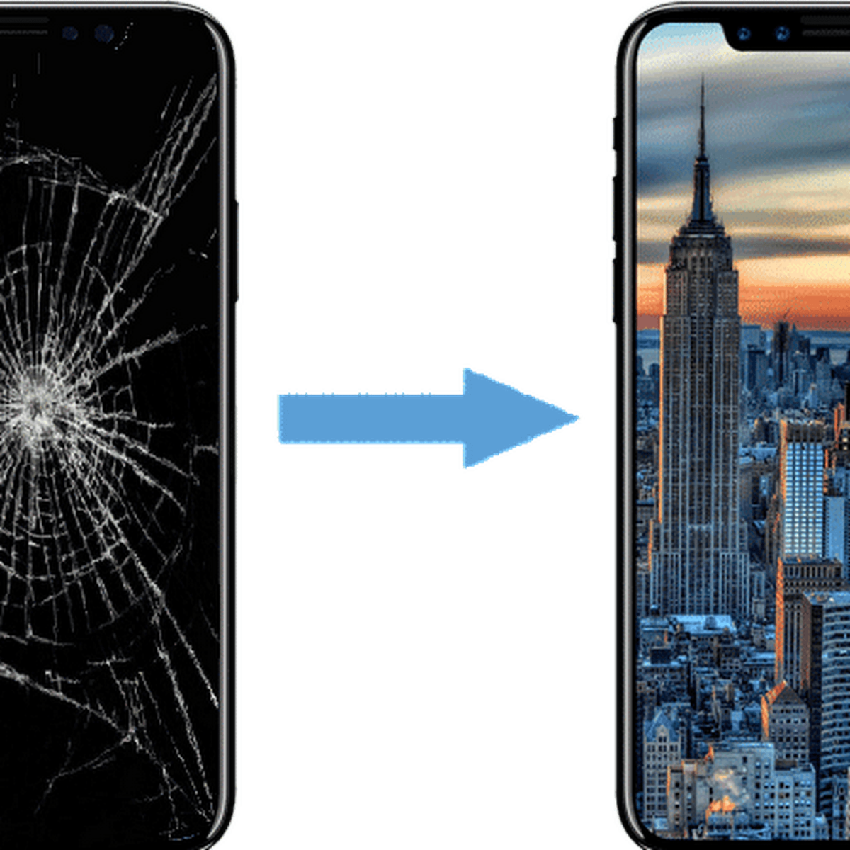 Iphone XR разбит дисплей
