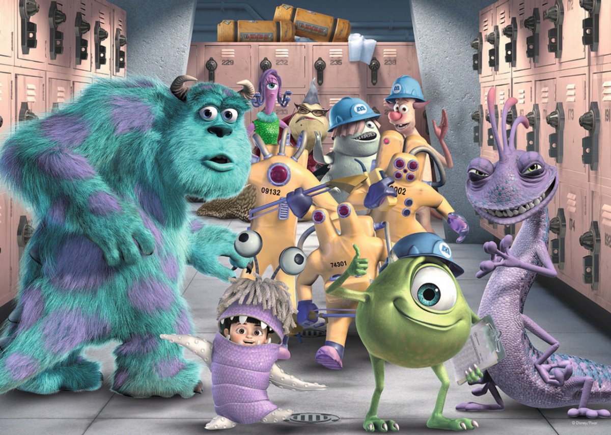 Пазл Корпорация монстров / Monsters, Inc. / Monsters University / университет монстров