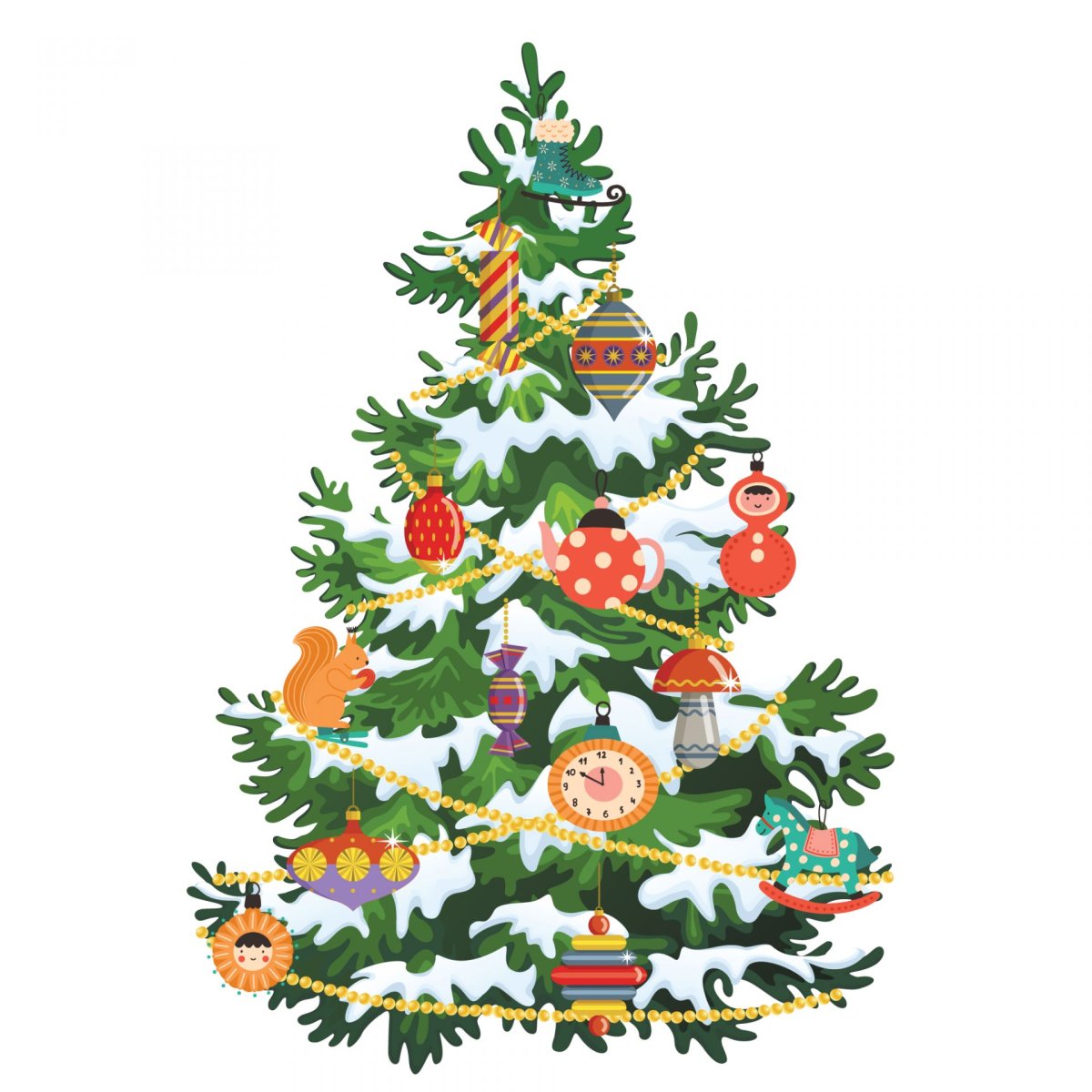 Укрась елочку