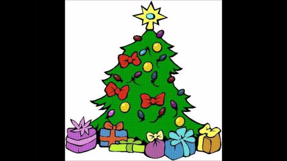 Новогодняя елка рисунок