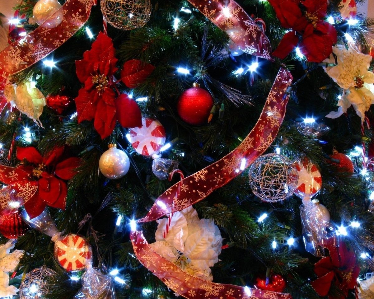 Новогодние обои на телефон