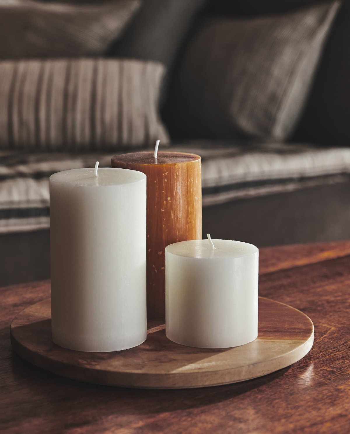 Новогодние соевые свечи декор