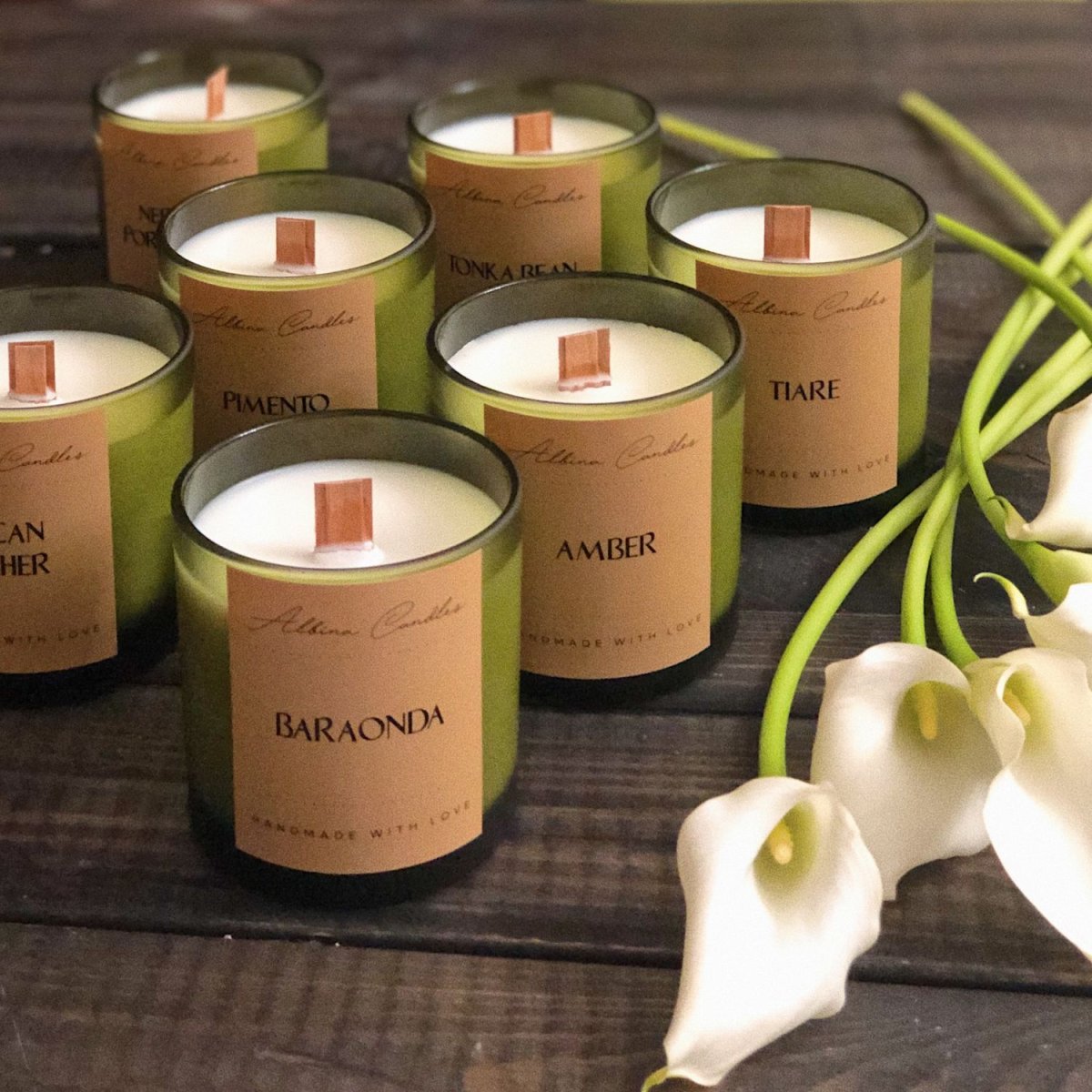 Белые свечи Эстетика