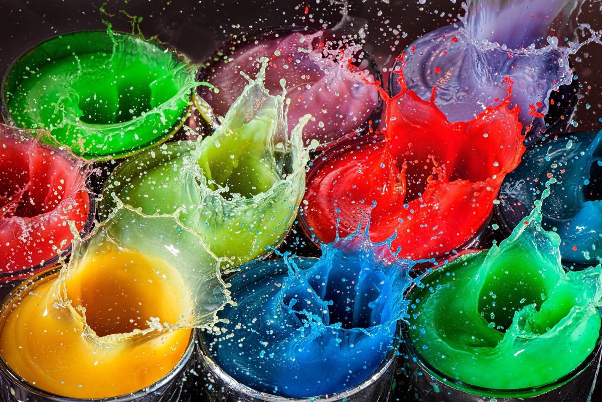 Яркие сочные краски