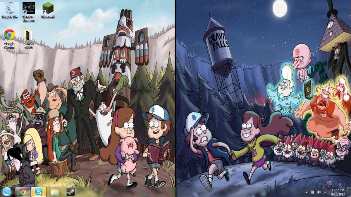 Гравити Фолз город