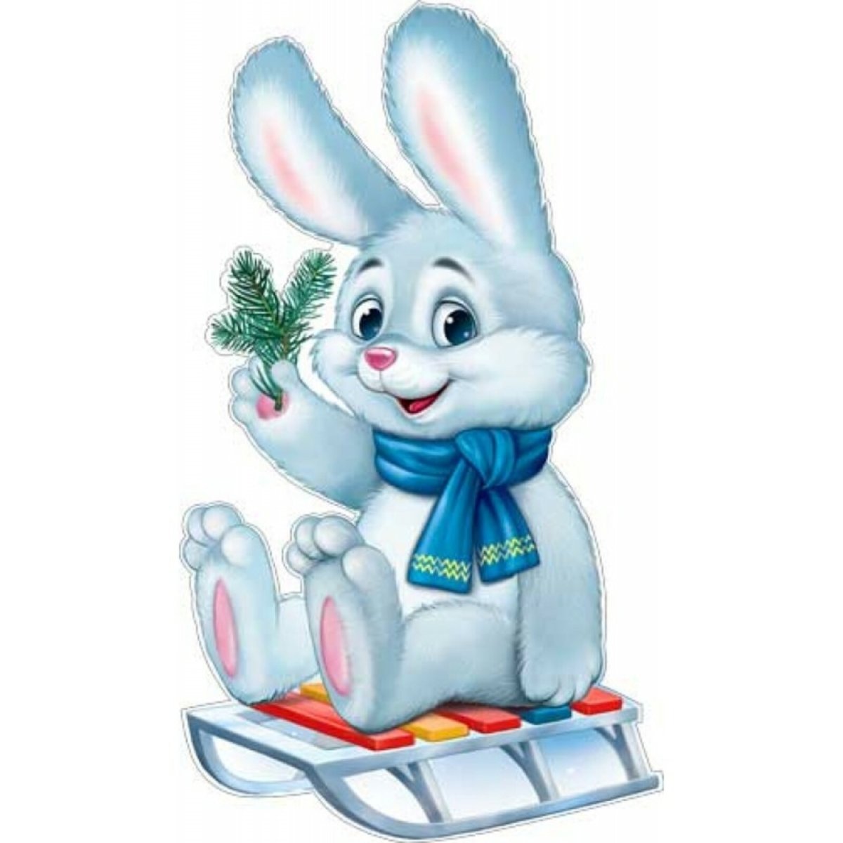 Зимний зайчик