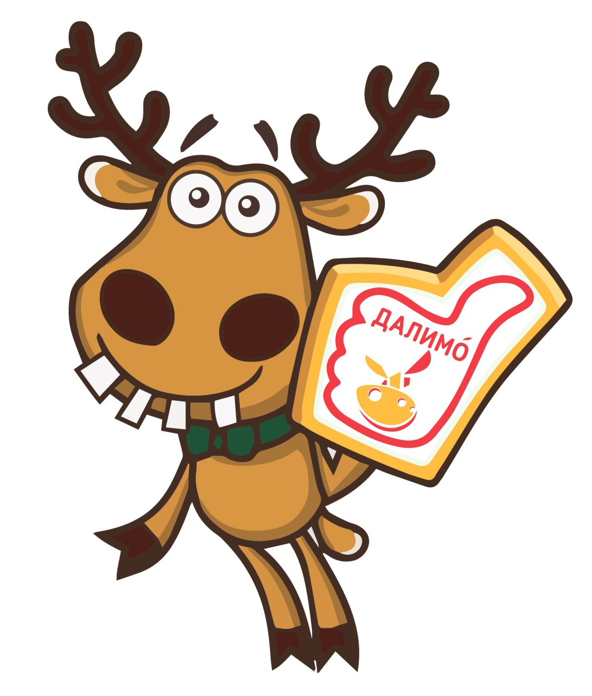 Олень подслушано на прозрачном фоне