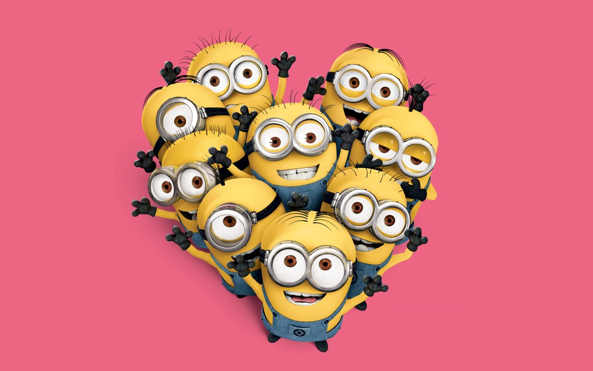 Тарелки одноразовые Миньоны