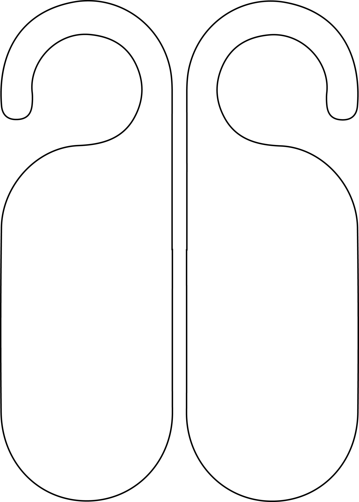 Табличка на дверную ручку