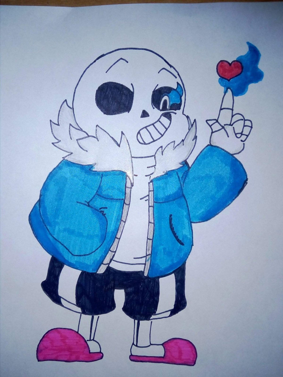 Рисование Санса