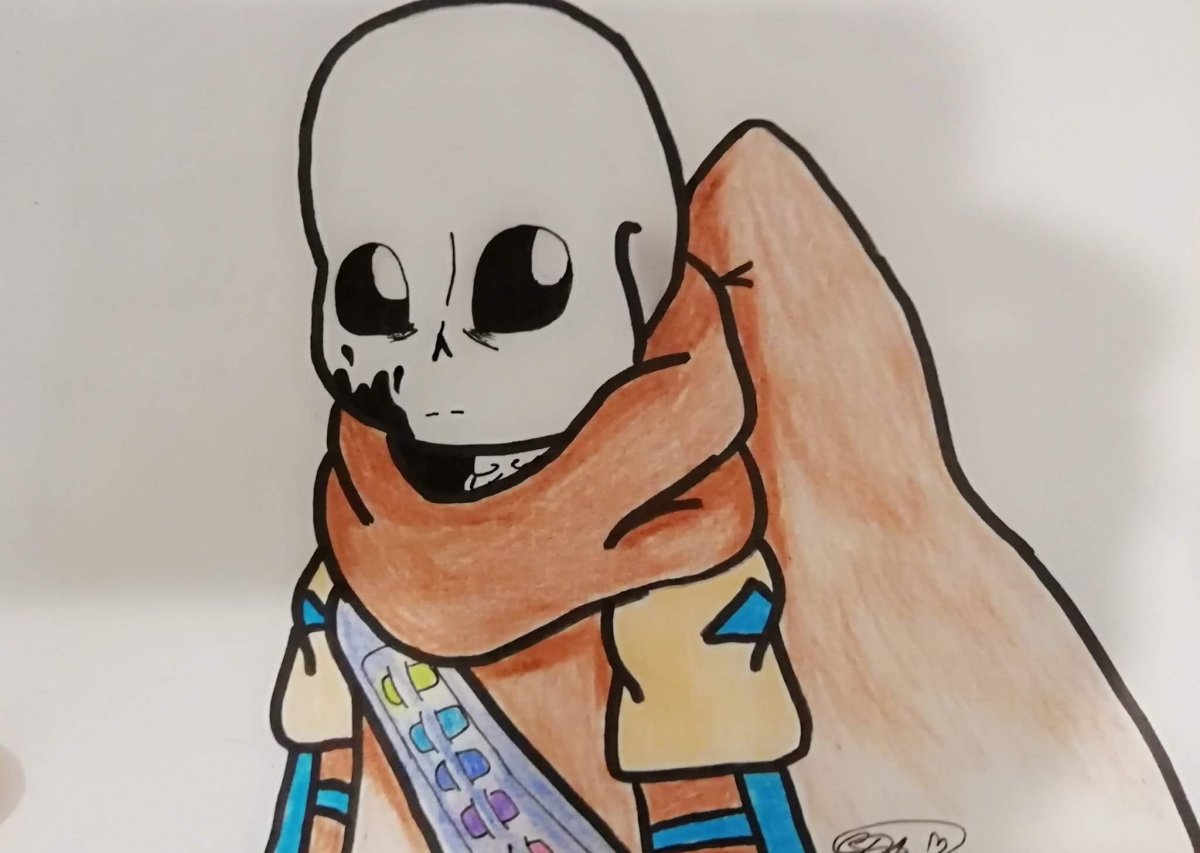 Нарисовать Санса из андертейл