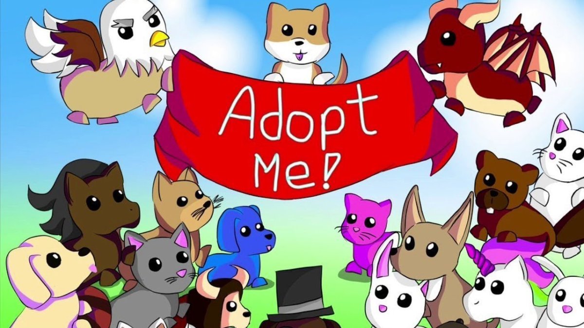 Питомцы из РОБЛОКСА adopt me