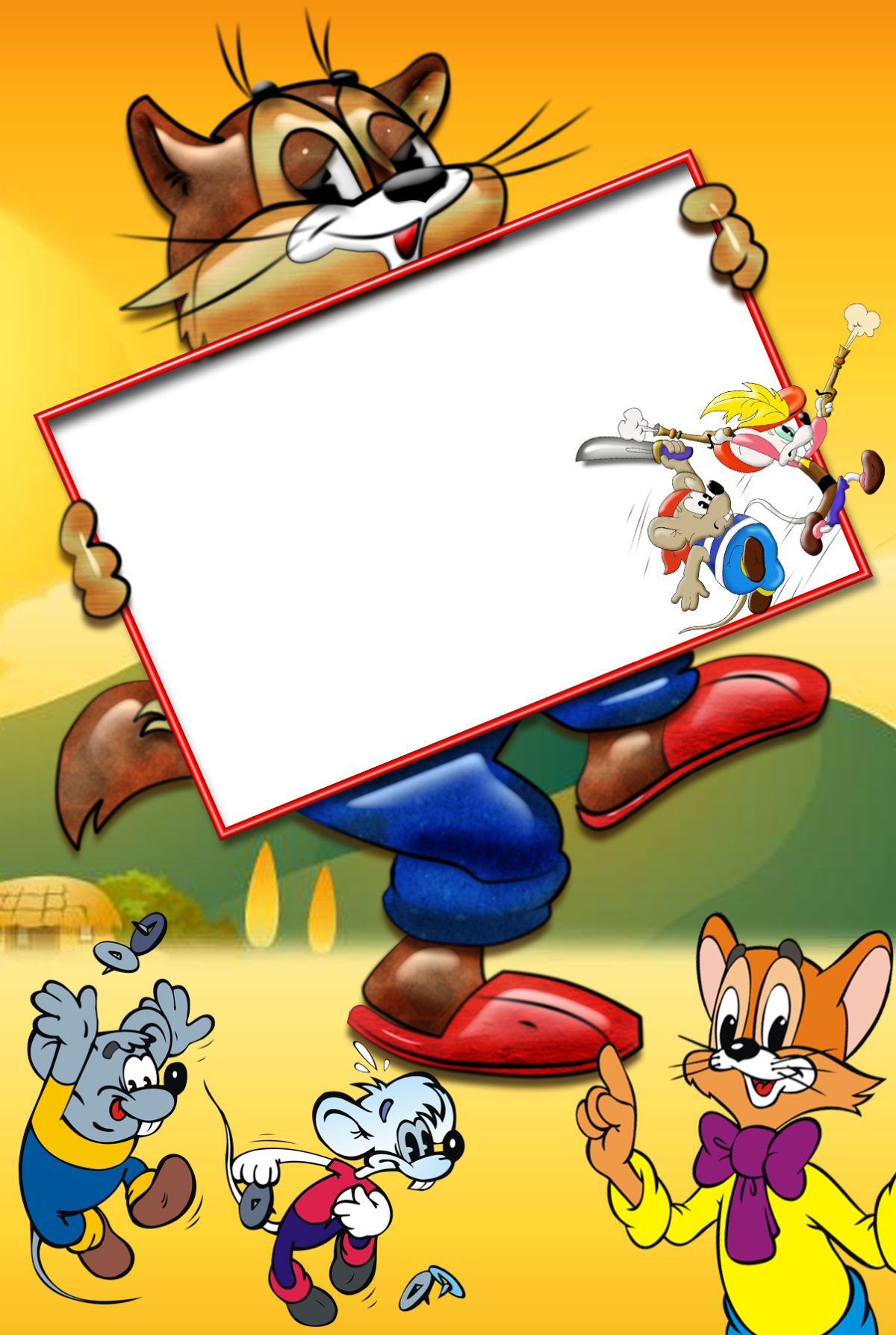 Рамка с котом Леопольдом