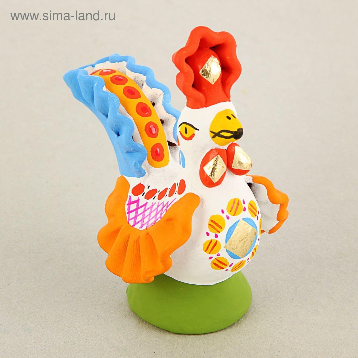 Дымковская игрушка "петух"