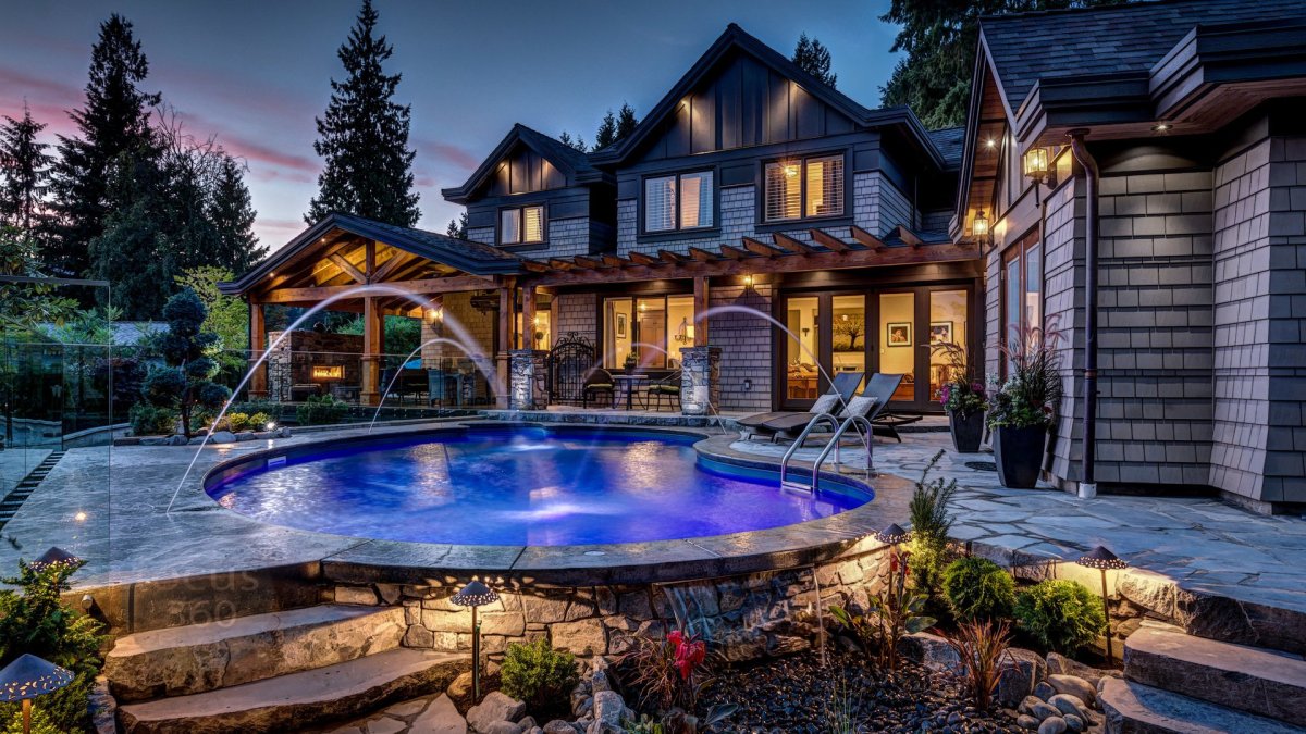 Одноэтажный дом в стиле Тюдор