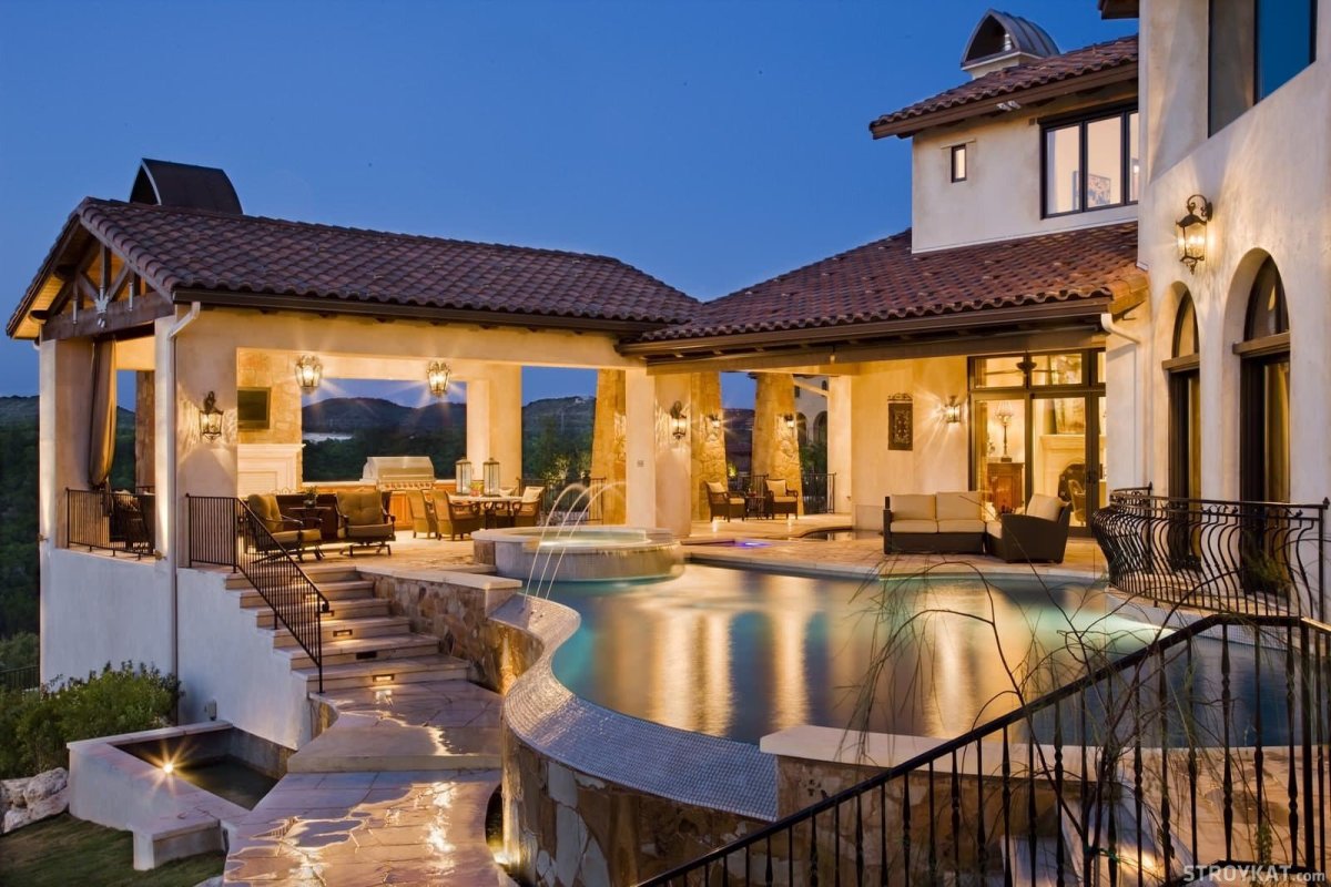 Красивый дом снаружи