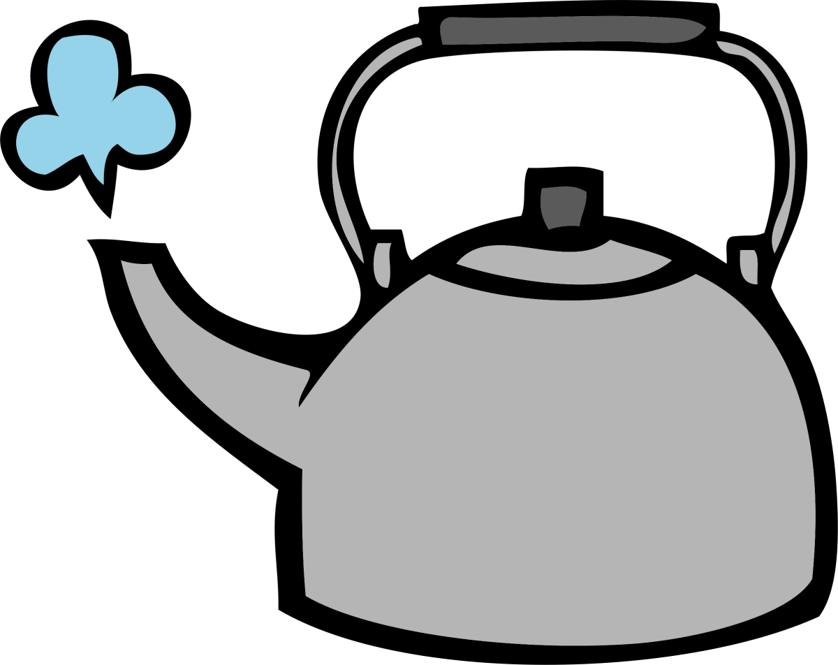 Красная чайник из мультфильма