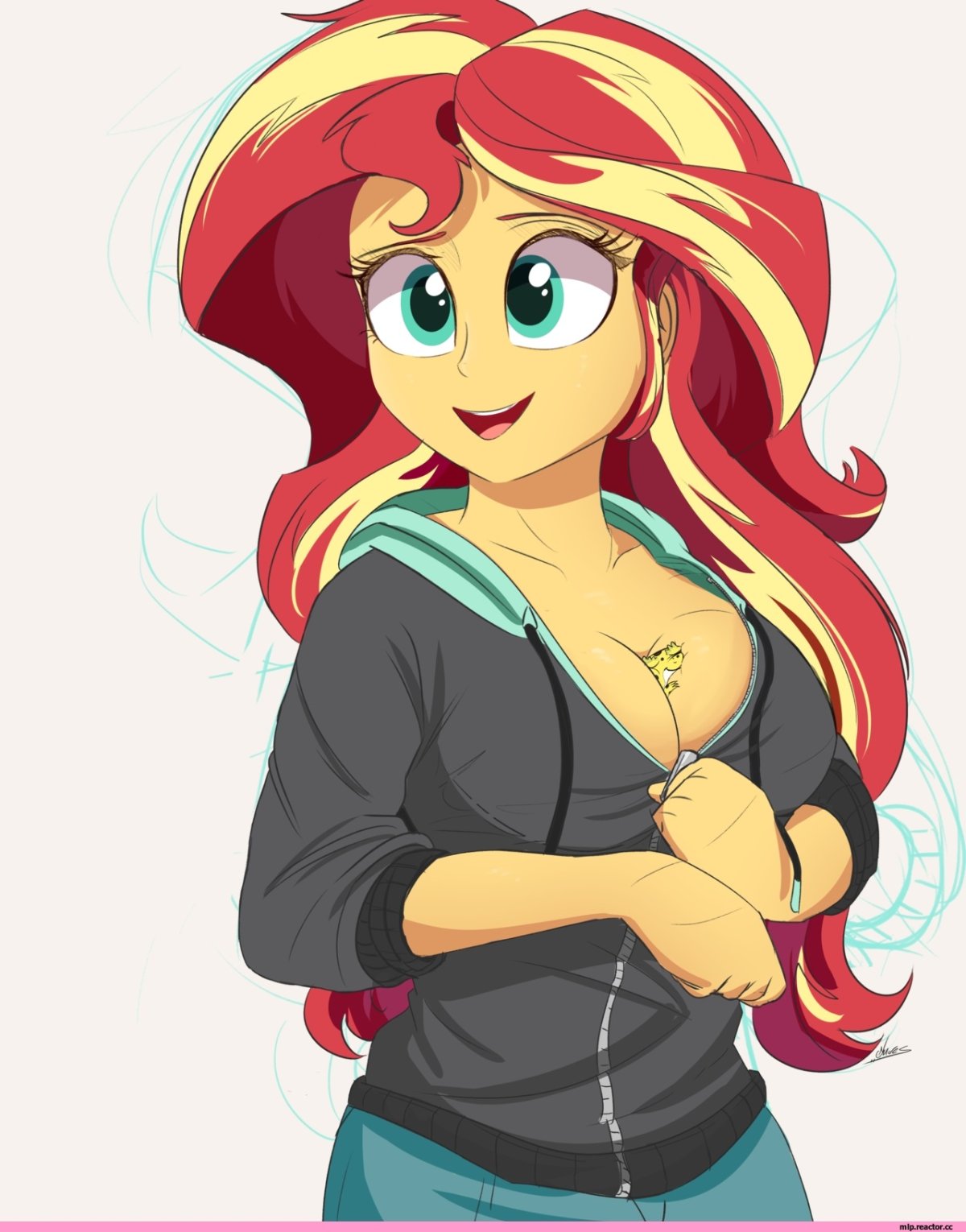 Эквестрия герлз Сансет арт